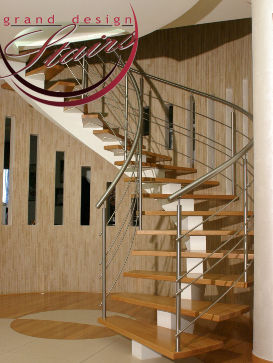 Curved Modern Staircase