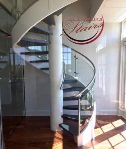 Glass Spiral Staircase Louisiana