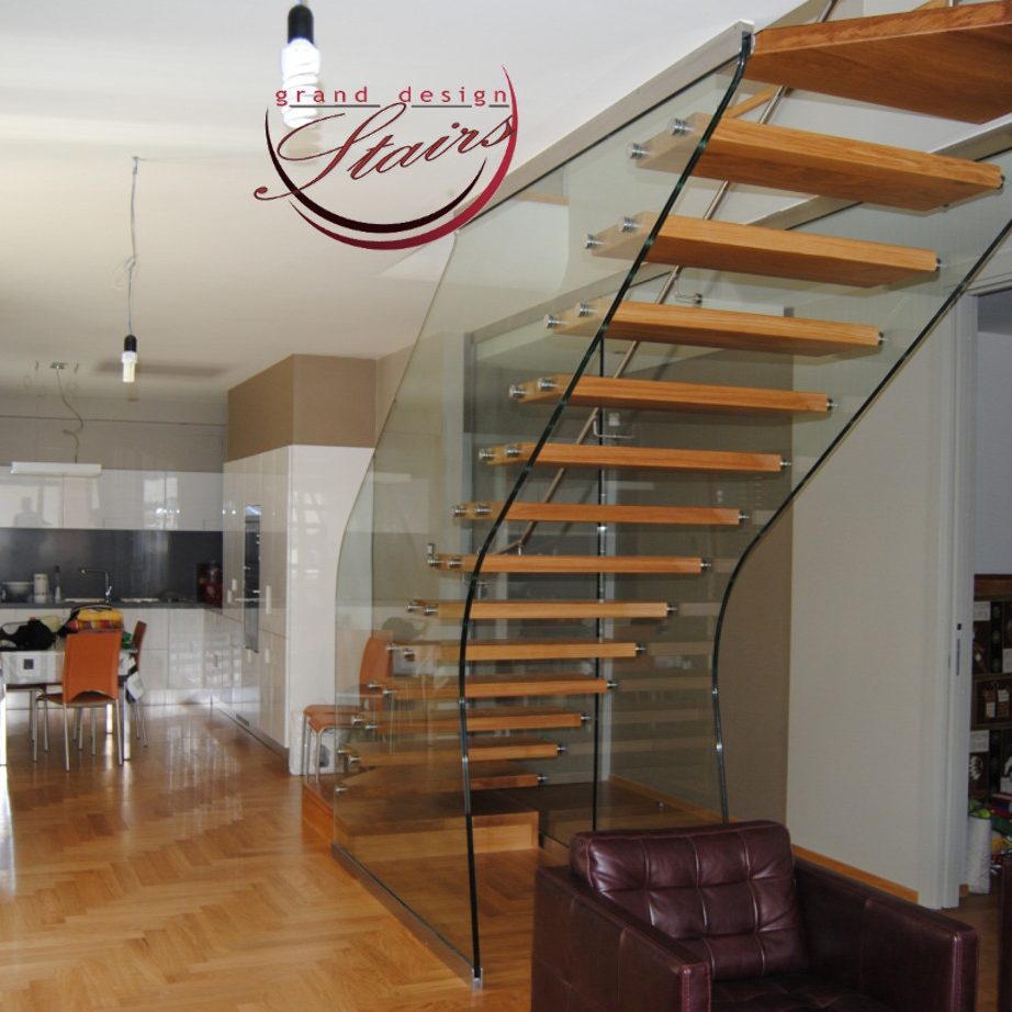 Cantilever Stairs Suspended Staircases or floating Stairways