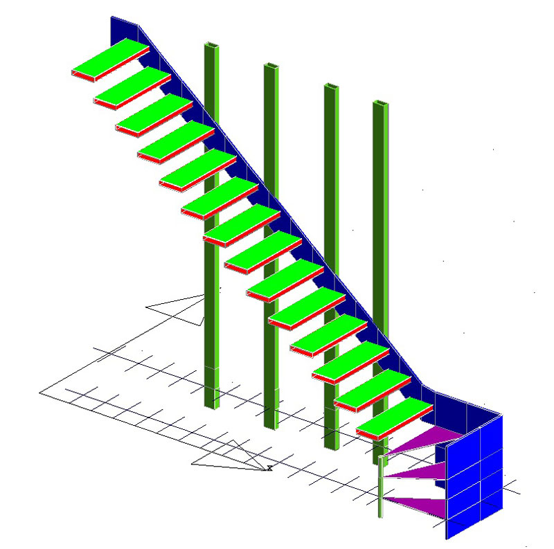 How do Floating Staircases work? Modern Cantilever Stairs Systems