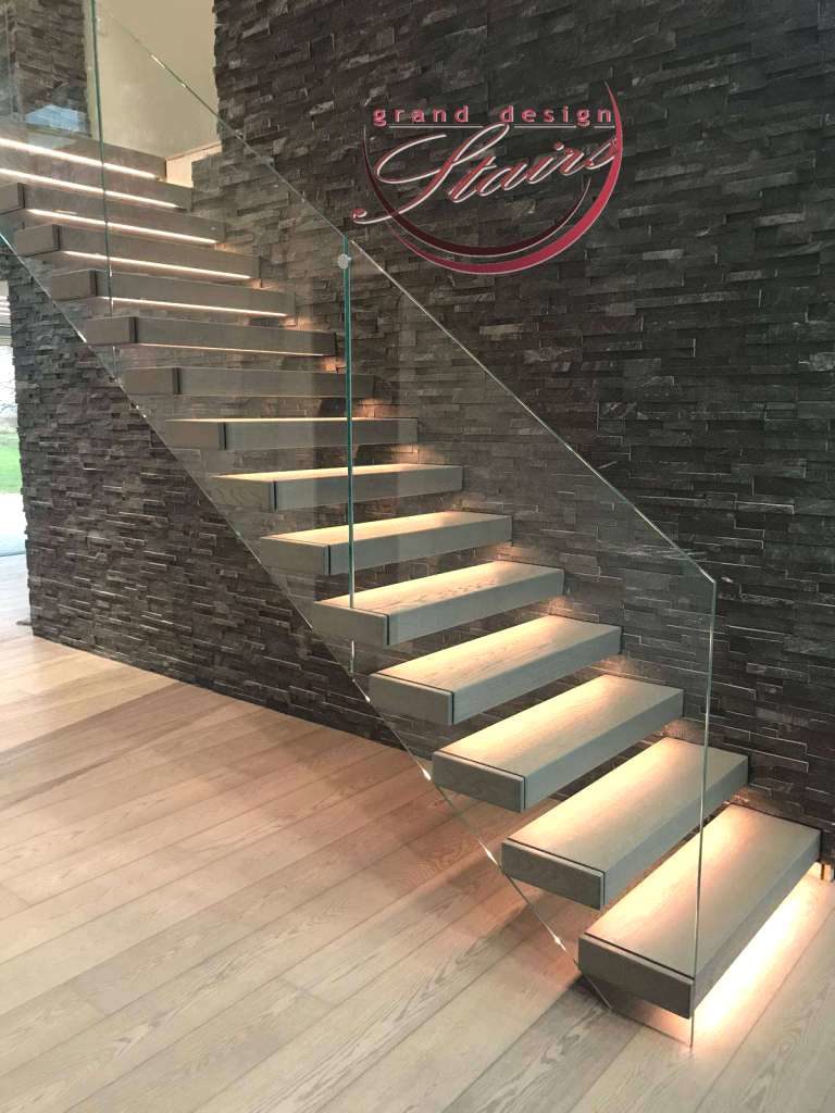 Staircases Lighting with LED strips