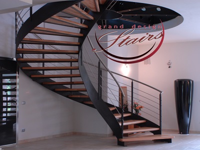 Curved Modern Staircase