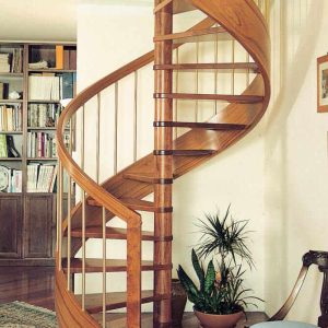 Walnut Spiral Staircase