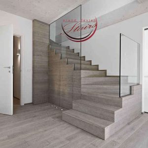 stairs matching wooden flooring